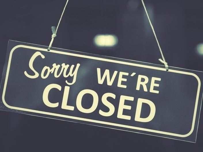 sorry we are closed