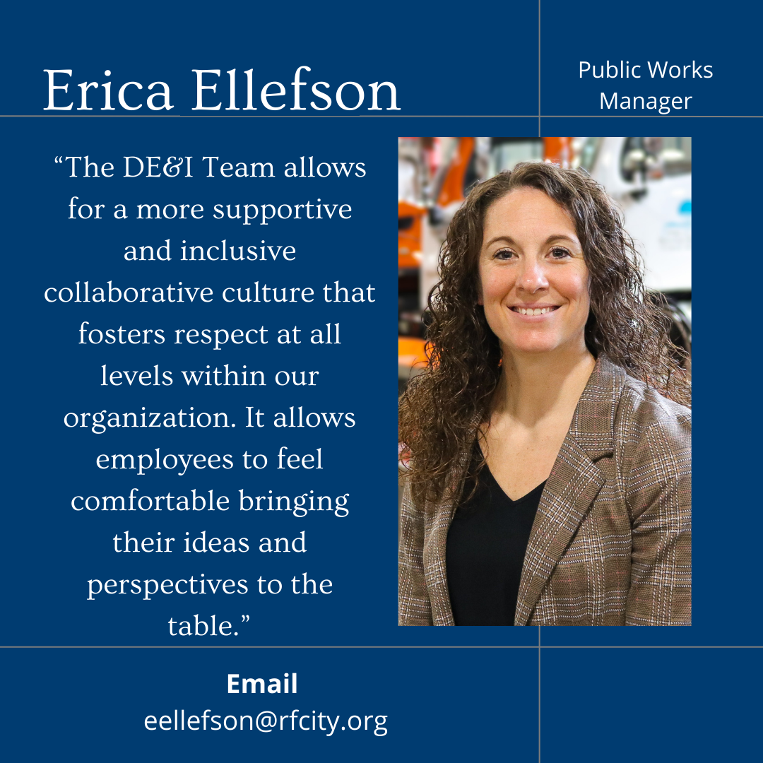 Erica Ellefson, Public Works Manager