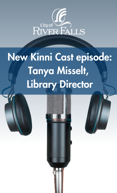 Microphone and headphones promoting a podcast